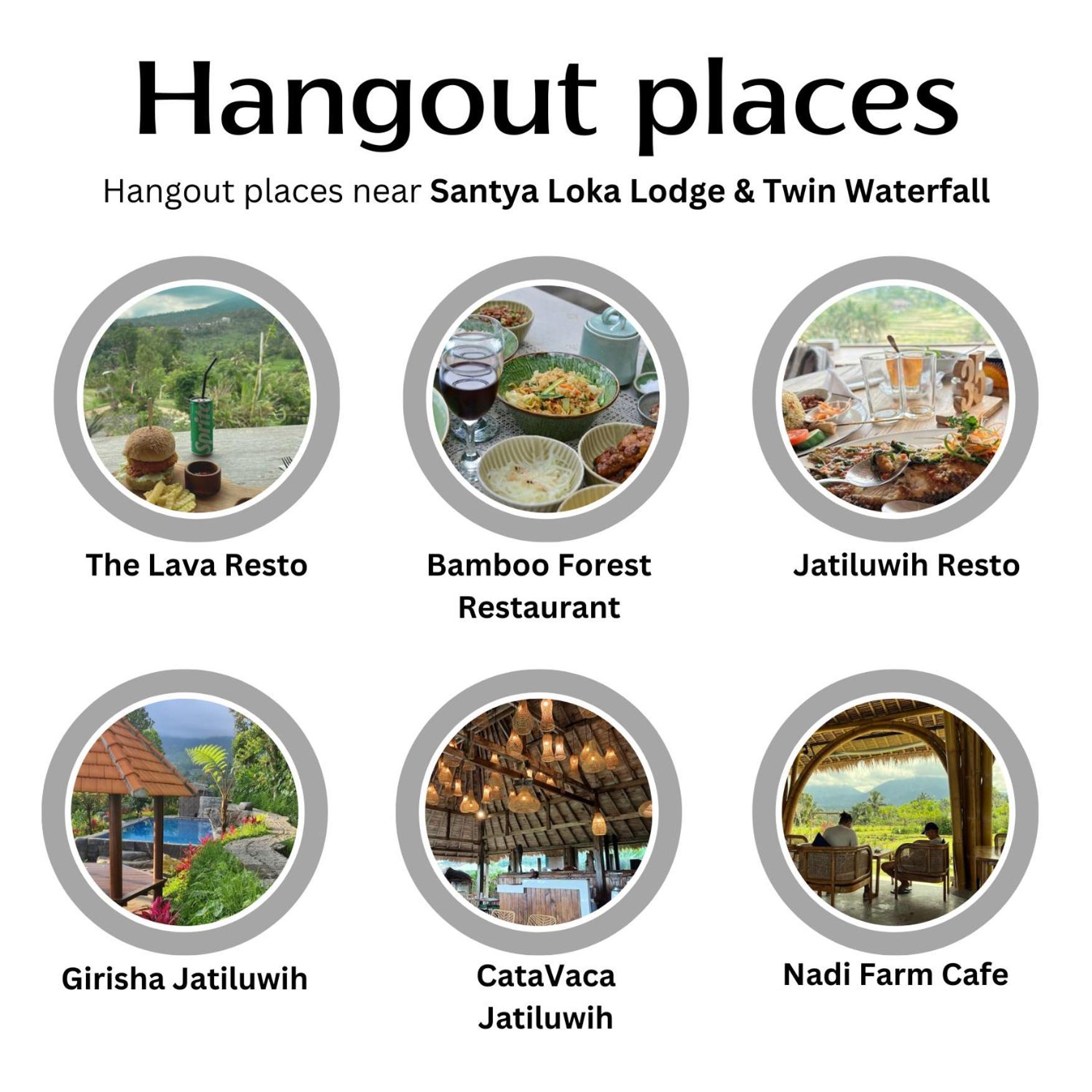 Santya Loka Lodge & Twin Waterfall Jatiluwih Eksteriør bilde